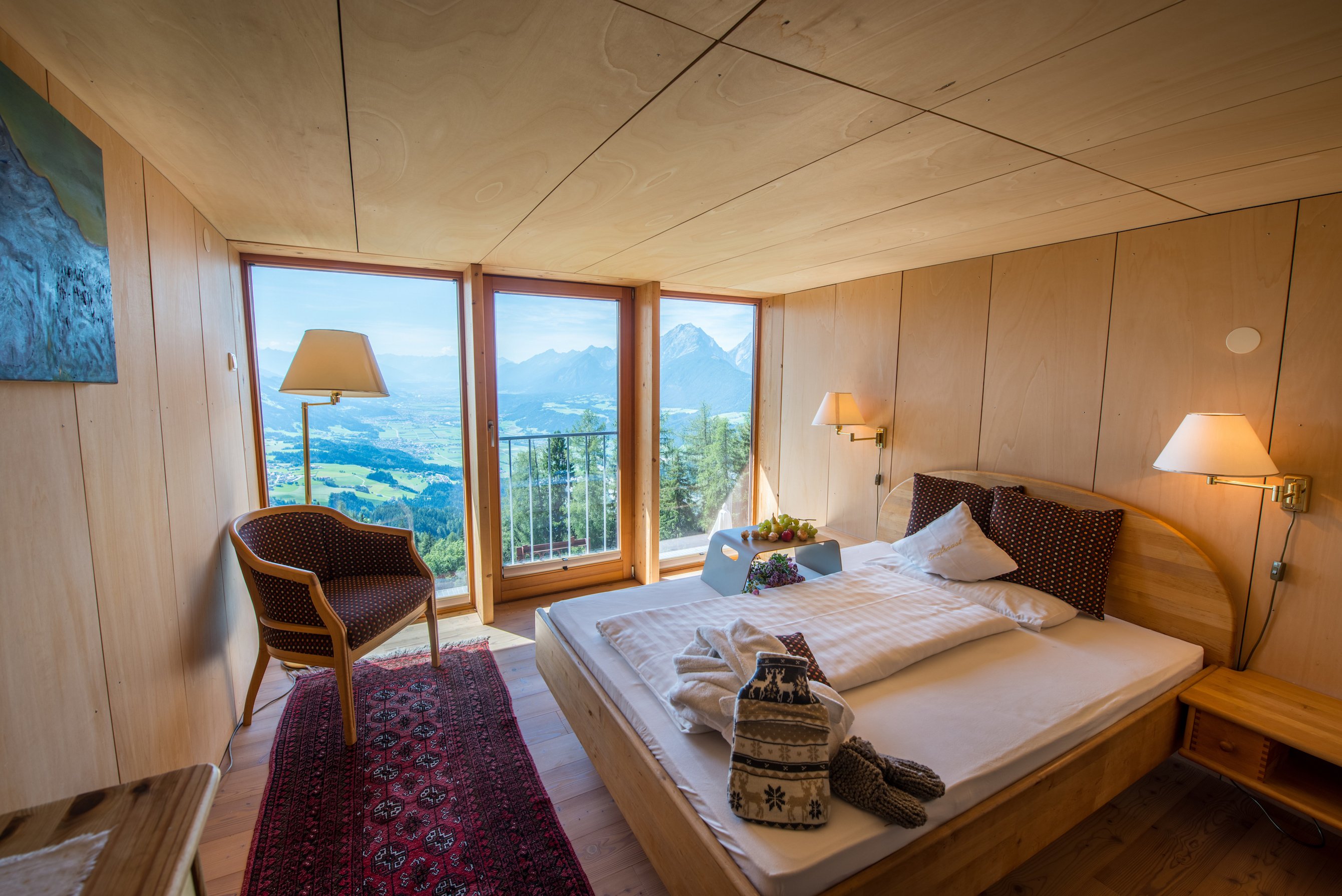 Biohotel Grafenast-Bedroom