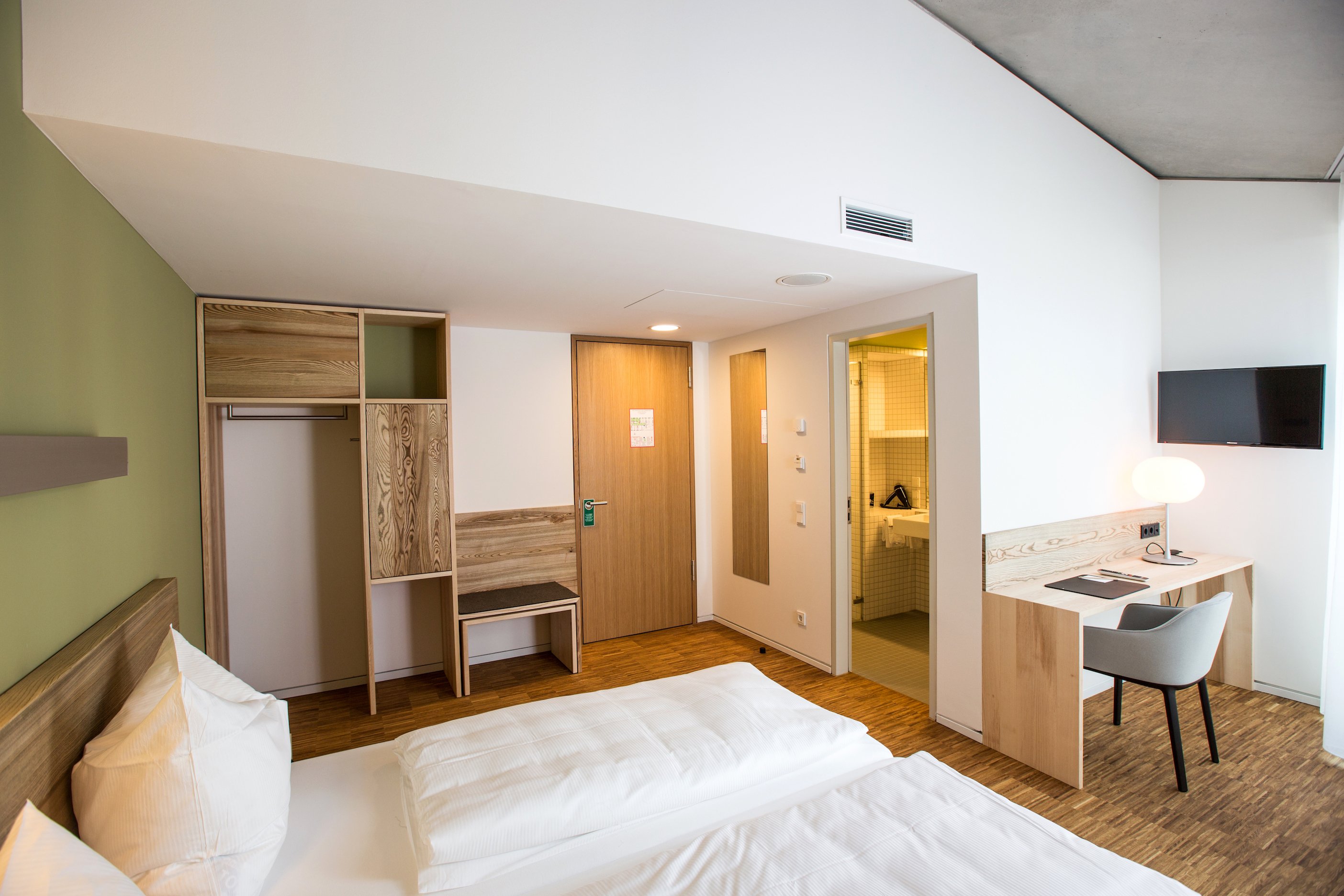 Green City Hotel Vauban-Bedroom