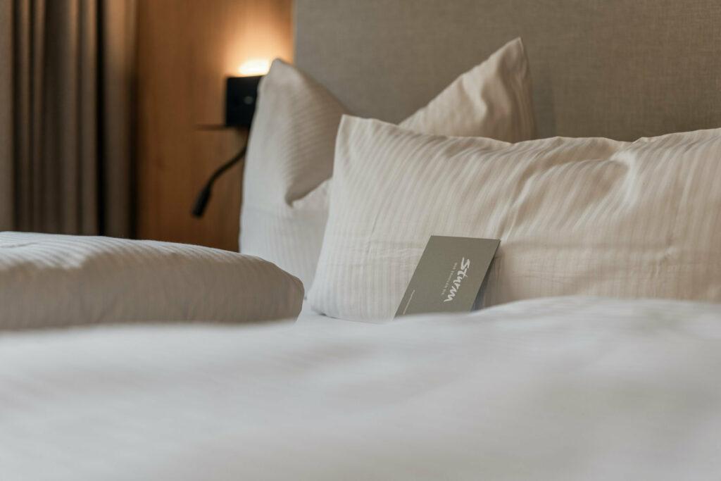 Detail des Zimmers Ursprung im nachhaltigen Hotel STURM in der Rhön