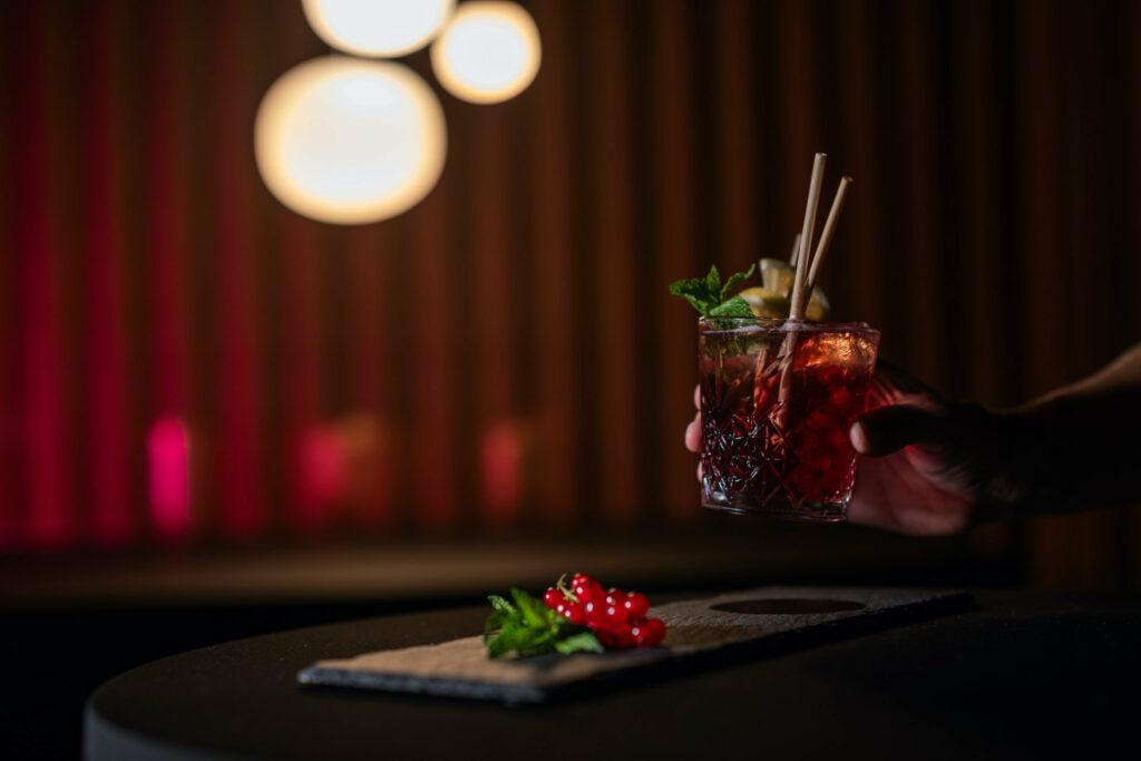 Nachhaltige Bar im Restaurant des STURMs in der Rhön