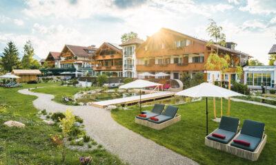 Nachhaltiges Hotel Das Rübezahl in Bayern mit neuem Wellnessgarten