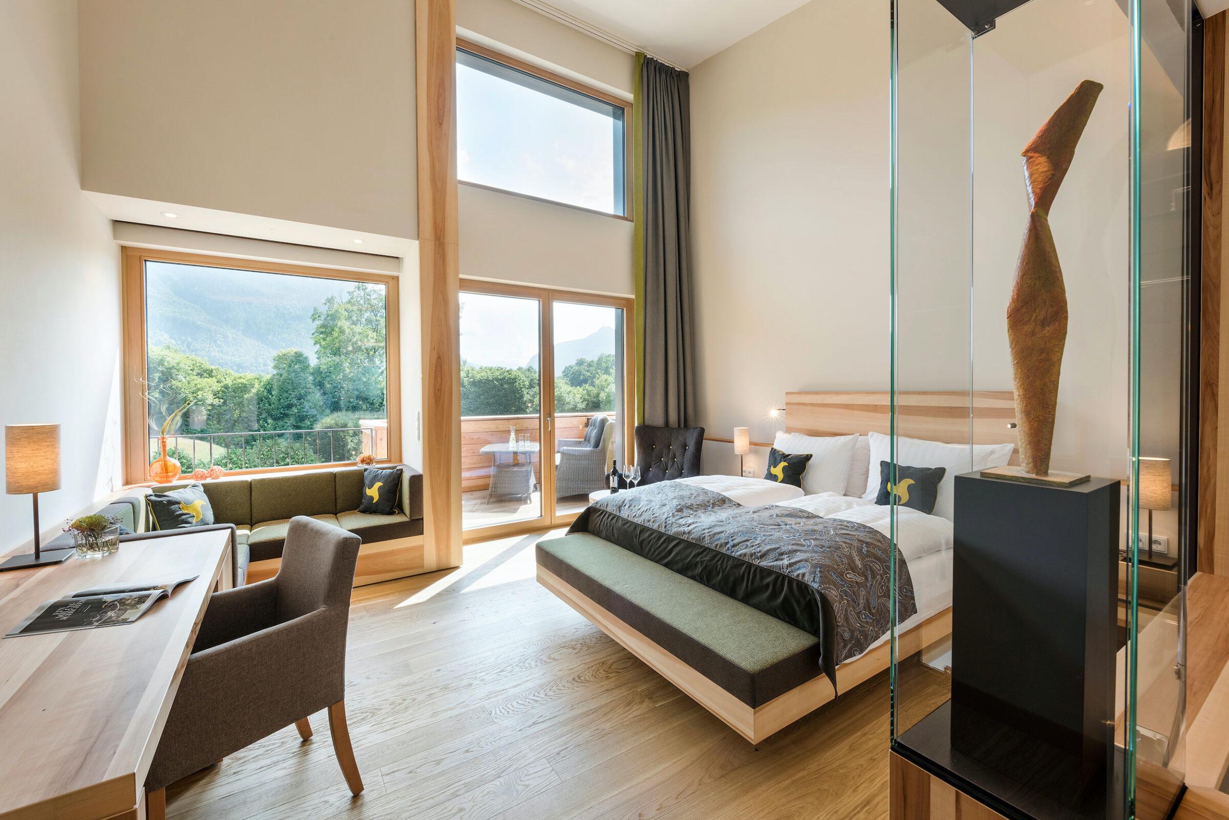 Klosterhof Alpine Hideaway & Spa sustainable hotel: Panorama Loft