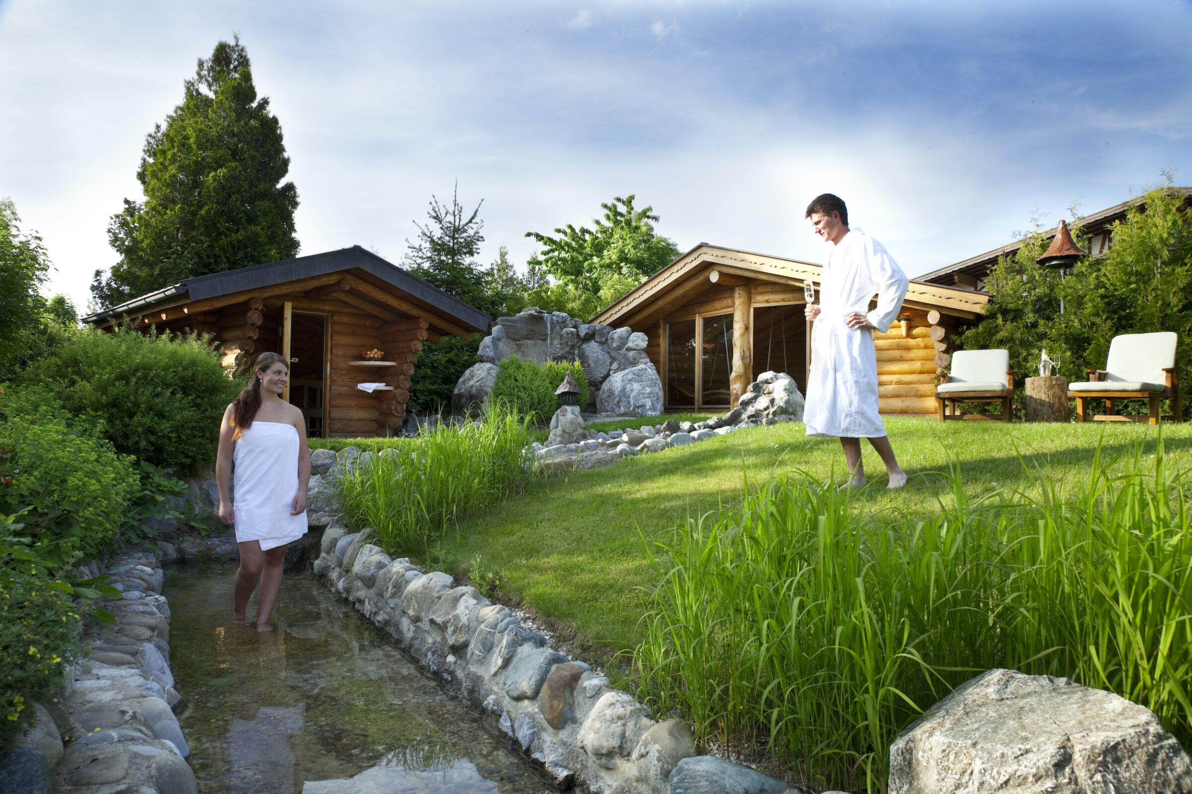 Gerbehof: Nachhaltiges Hotel mit Naturspa, Garten und stimulierendem Kneippbecken