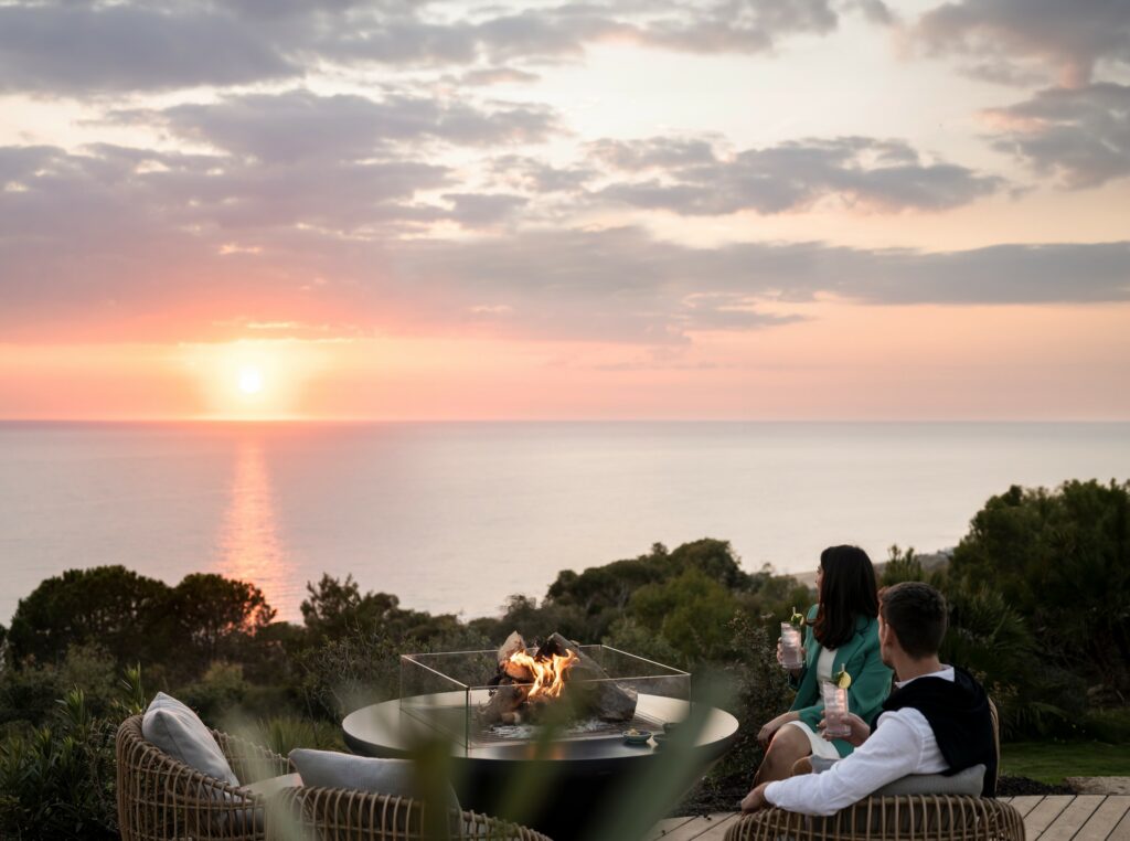 Sustainable ADLER Spa Resort SICILIA: Evening aperitif with sea view