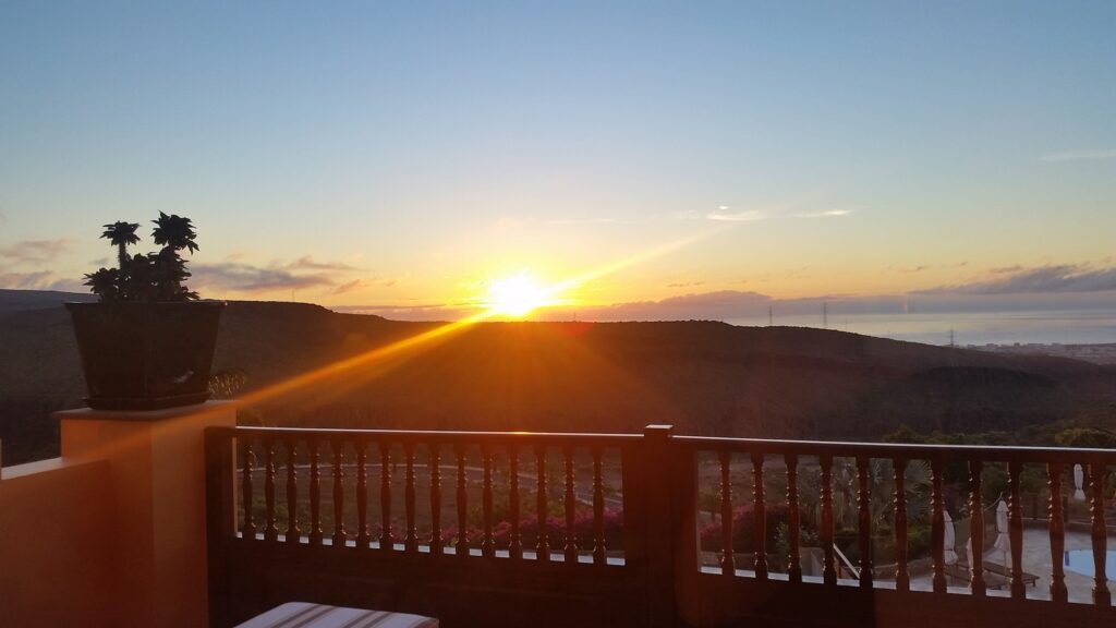 Sonnenaufgang Monte León beim nachhaltigen urlaub auf Gran Canaria