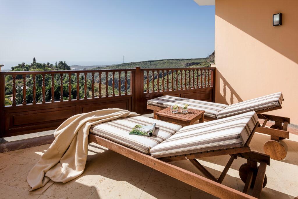Sanfter Tourismus auf Gran Canaria im Hotel Casa Leon – Blick vom Balkon