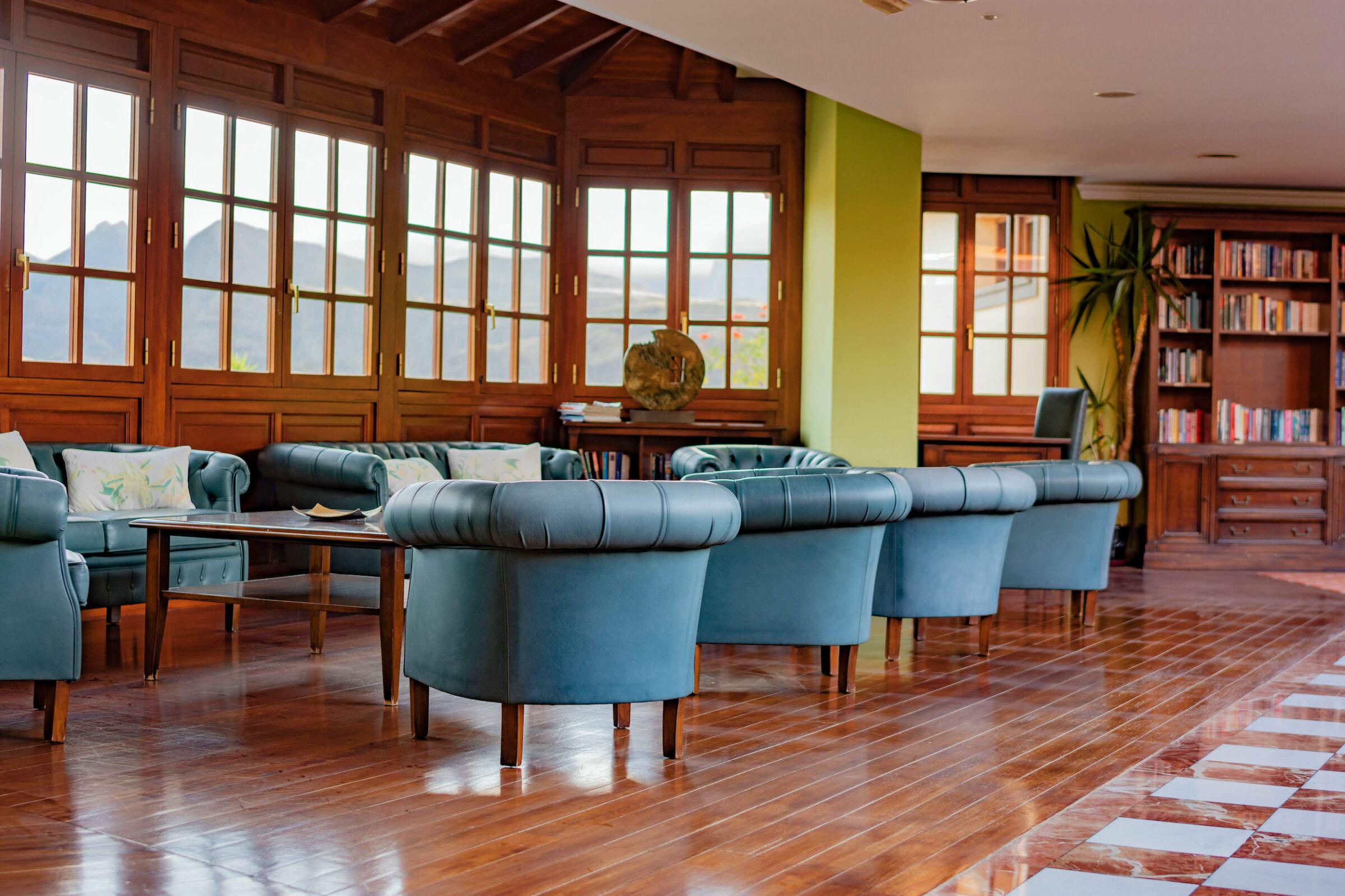 Lobby des nachhaltigen Hotels Casa Leon auf Gran Canaria