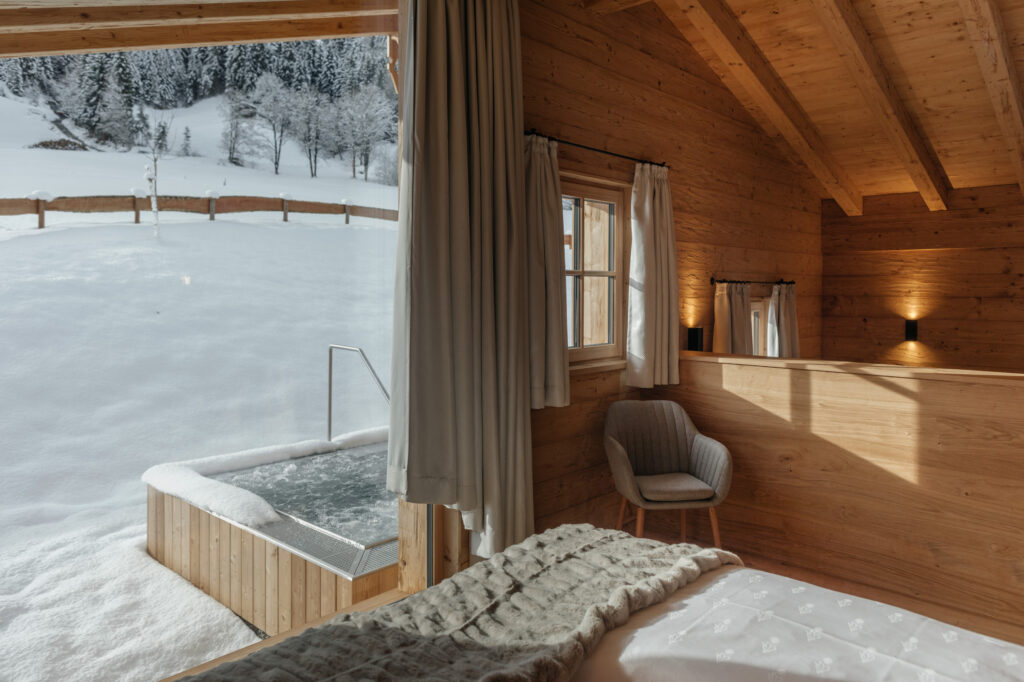 Nachhaltiges Chalet mit eigenem Whirlpool