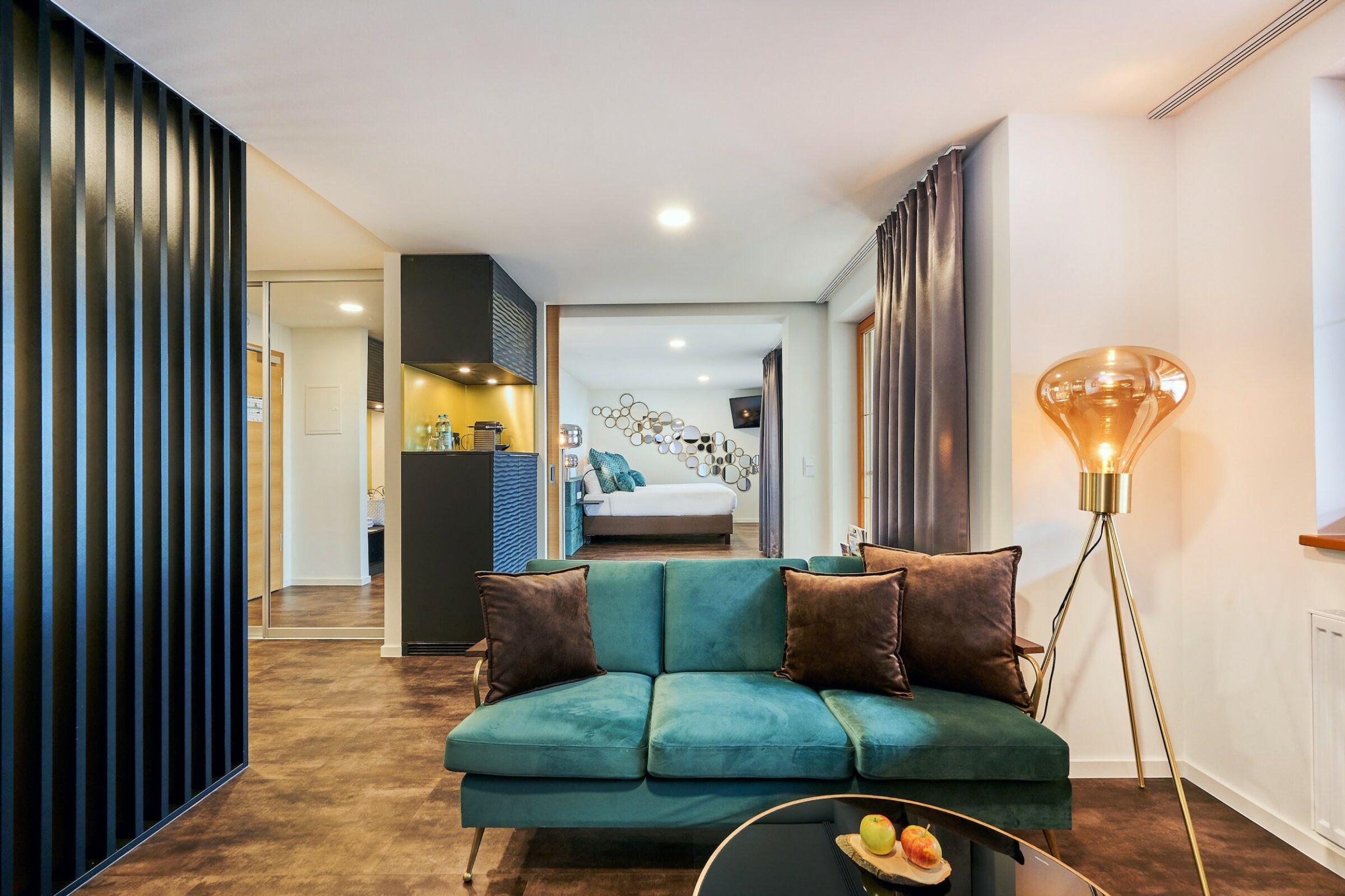 Sustainable accommodation in the Hideaway Suite at Hotel Der Birkenhof