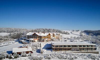 Nachhaltiges Luxus-Wellnesshotel Der Birkenhof im bayrischen Winter