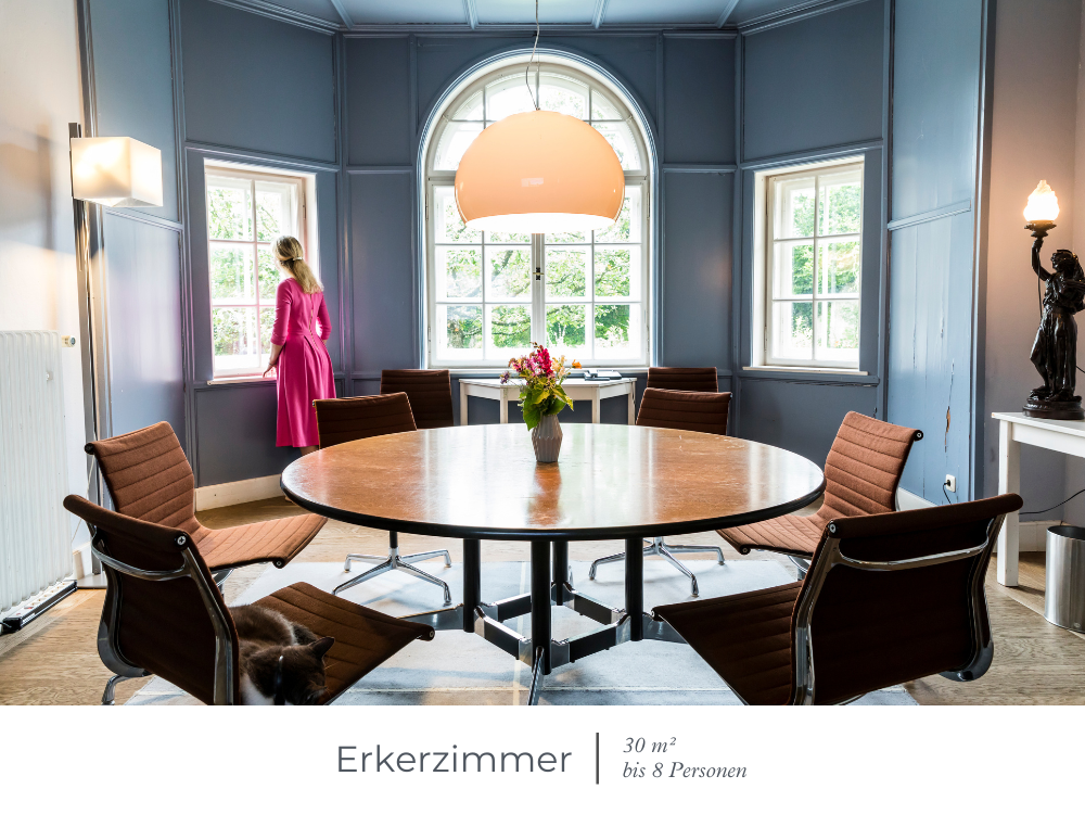 Erkerzimmer auf Gut Sonnehausen für Green Meetings