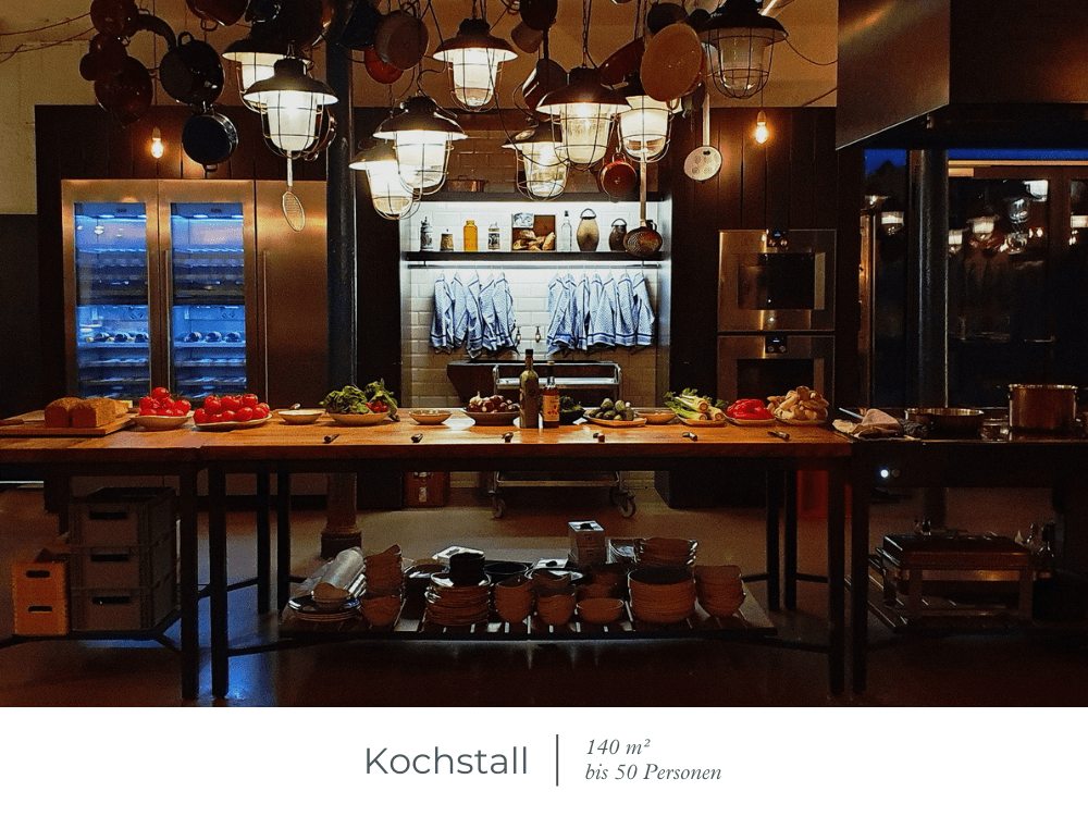 Nachhaltig Feiern und Tagen + Live-Cooking-Events im Kochstall auf Gut Sonnehausen
